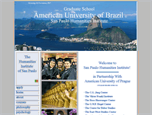 Tablet Screenshot of american-university-of-brazil.com